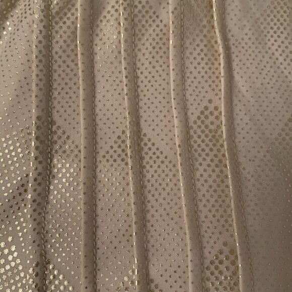NWT Ava & Grace Gold Shimmer Light Beige Blouse Top Size 2X - Picture 9 of 12